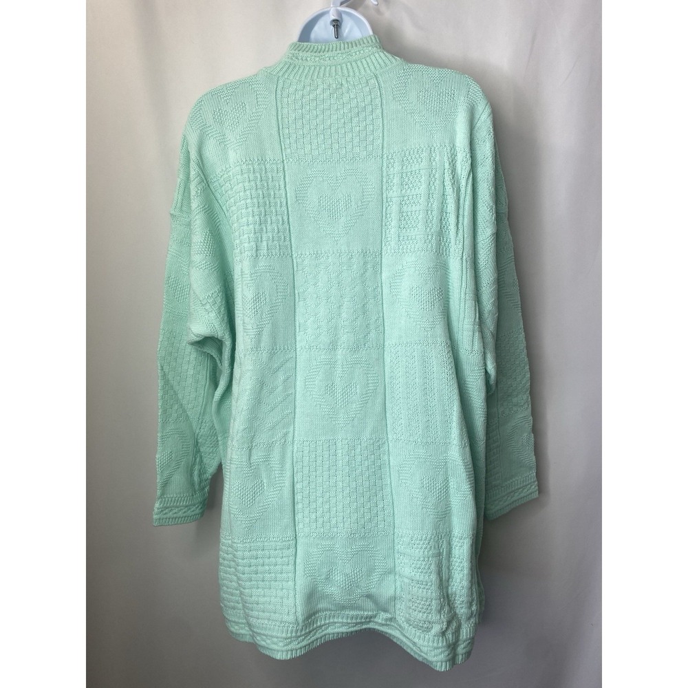 Vintage Spunky Women's Golden Girls Sweater One Size Valentines Hearts Cottage - Picture 7 of 13